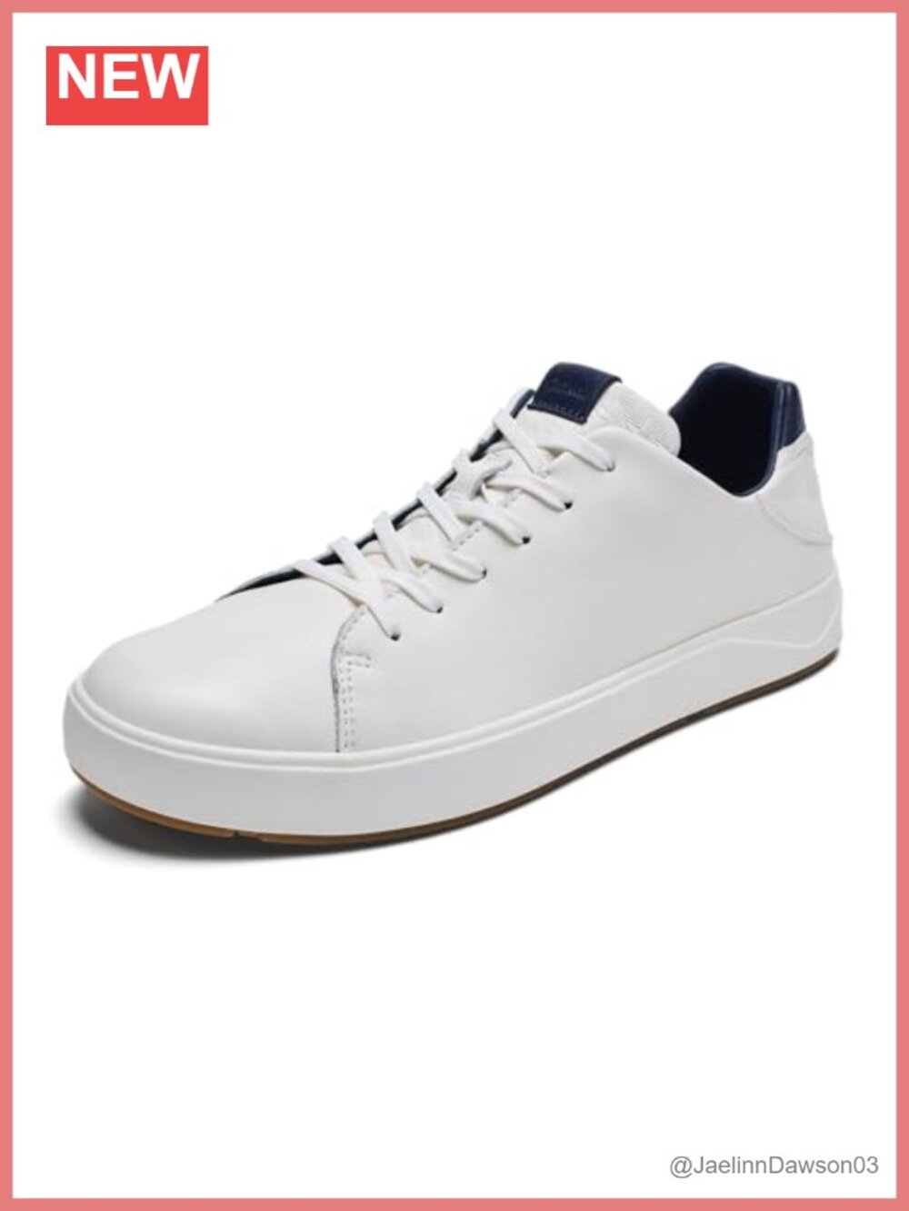 OluKai Laeahi Leather Dress Sneakers Waterproof Mens 10455